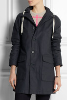 Thumbnail for your product : J.Crew Two-For coated cotton-canvas coat