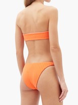Thumbnail for your product : Solid & Striped The Annabelle Reversible Bandeau Bikini Top - Orange Multi