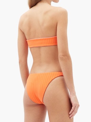 Solid & Striped The Annabelle Reversible Bandeau Bikini Top - Orange Multi