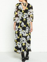 Thumbnail for your product : Gestuz Tess Floral Print Midi Dress Black
