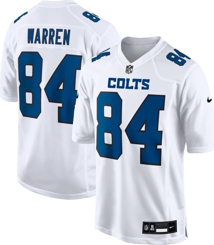Nike Men's Tyler Warren Tundra White Indianapolis Colts Fashion Game Jersey