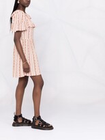 Thumbnail for your product : See by Chloe Floral-Print Cape-Like Mini Dress
