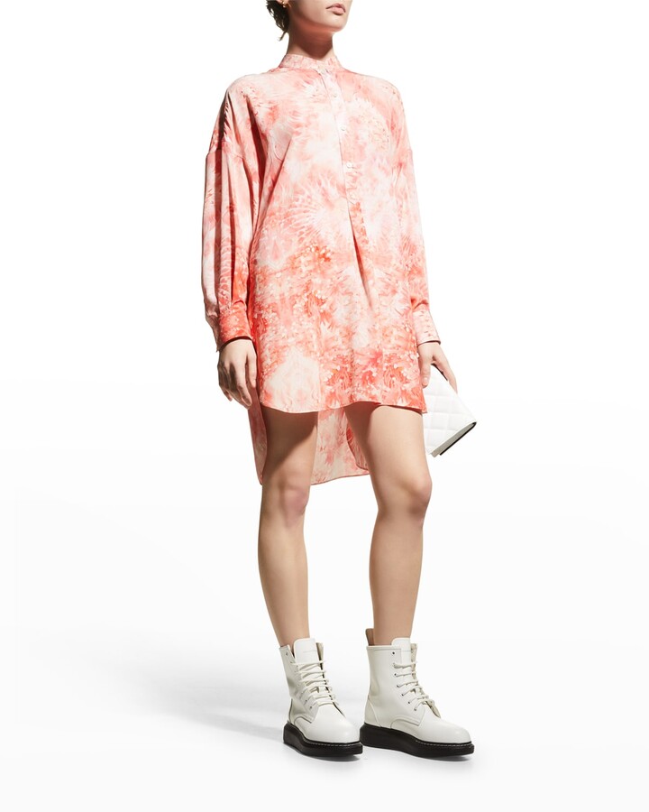 Coral Shirt Dress | Shop the world's largest collection of fashion 