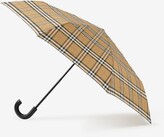 Thumbnail for your product : Burberry Vintage Check Folding Umbrella