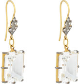 Thumbnail for your product : Cathy Waterman Women's White Topaz, Diamond & Gold Double-Drop Earrings