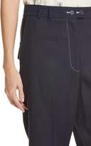 Thumbnail for your product : Loewe Contrast Stitch Crop Pants