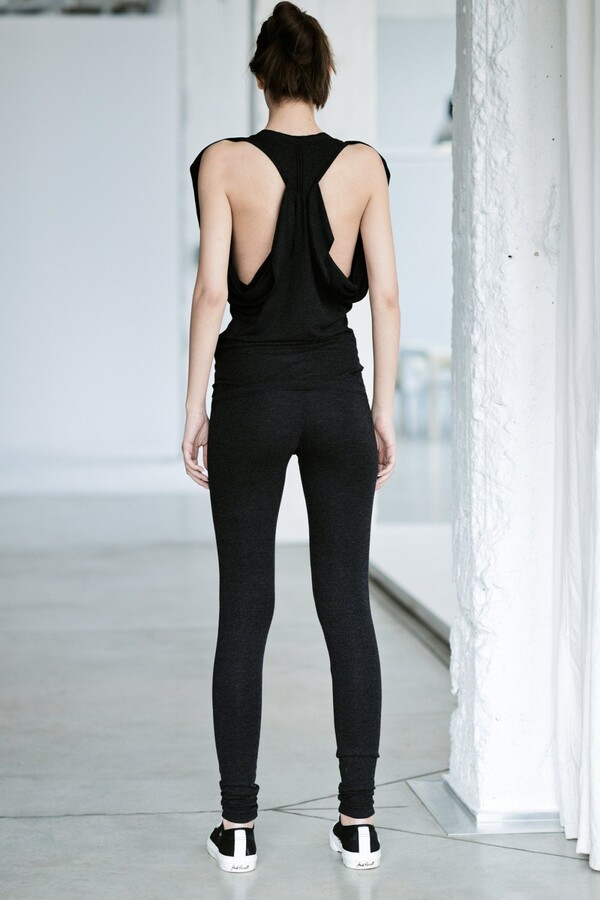 Etsy Charcoal Butterfly Tank Top - Casual Yoga Clothes