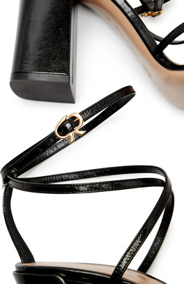 VIP【送料関税込】GIANVITO ROSSI NUIT LEATHER HEEL SANDALS GIANVITO ROSSI Nuit 55 leather sandals | NET-A-PORTER