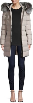 Mackage Calla Fur-Trim Hooded Puffer Coat