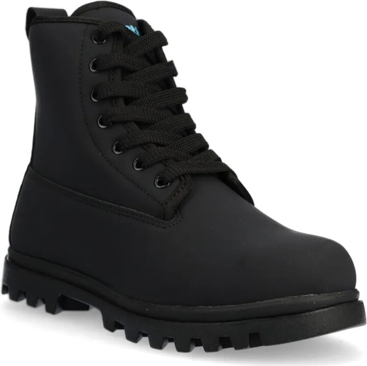 Native Lace-Up Lug-Sole Boots