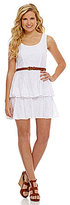 Thumbnail for your product : B. Darlin Tiered Eyelet Dress