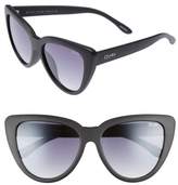 Thumbnail for your product : Quay Stray Cat 58mm Mirrored Cat Eye Sunglasses