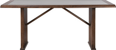 Millwood Pines Sherwood 72-Inch Rectangular Dining Table Brown