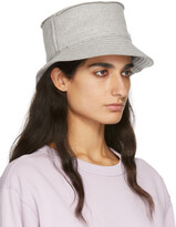 Thumbnail for your product : Maison Michel Grey Wool Jason Bucket Hat