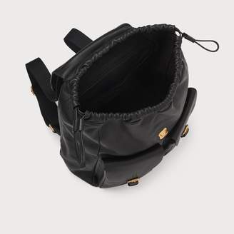 LK Bennett James Black Leather Backpack