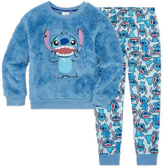 Medium Details about   Disney Stitch 2-Piece Pajama Set NWT 