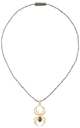 Lanvin double cordon spider necklace