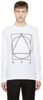 Thumbnail for your product : McQ White Long Sleeve Glyph Icon T-Shirt
