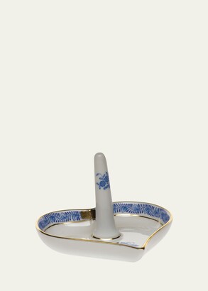Herend Chinese Bouquet Blue Ring Holder