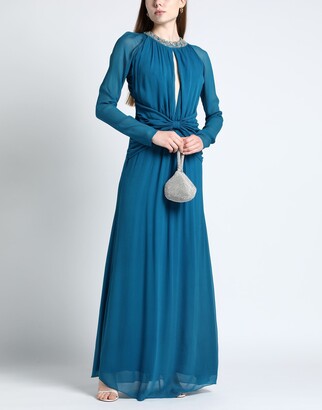 Amen Long Dress Turquoise