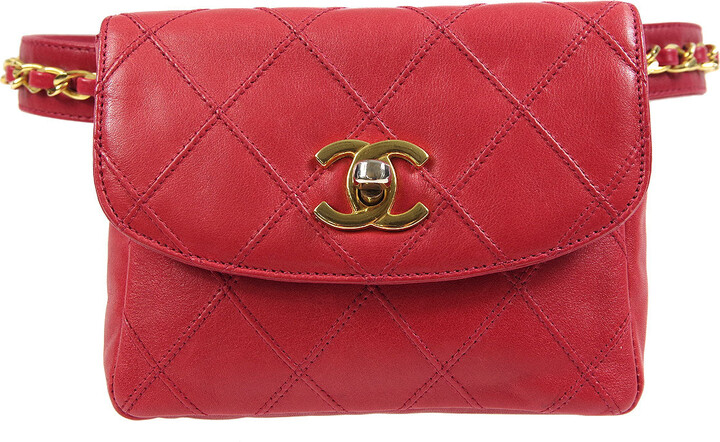 Chanel Vintage Quilted Waist Bag - ShopStyle
