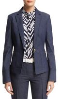 Thumbnail for your product : Anne Klein Twill One-Button Blazer