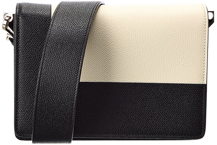 Valextra Swing Small Leather Shoulder Bag