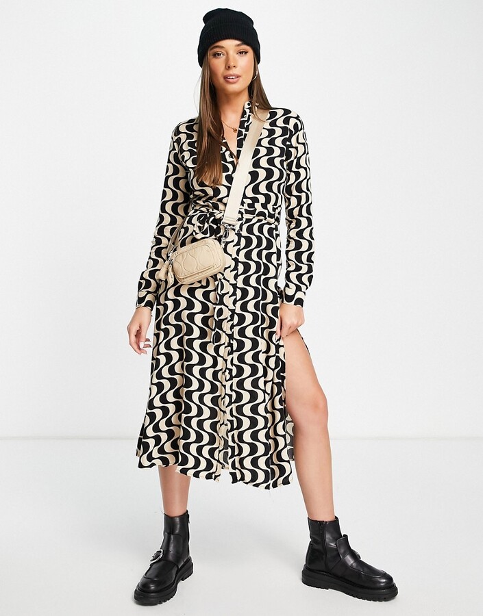 robe leopard stradivarius