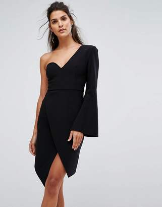 Finders Keepers Finders Chances Structured One Sleeve Dress