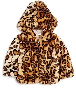Splendid Girls' Faux-Fur Leopard-Print Jacket - Baby