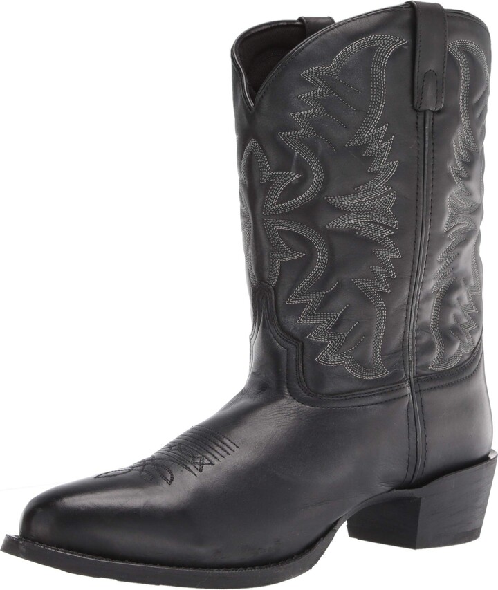 Laredo Mens Birchwood Round Toe Dress Boots Mid Calf - Black - Size 14 D_M  - ShopStyle