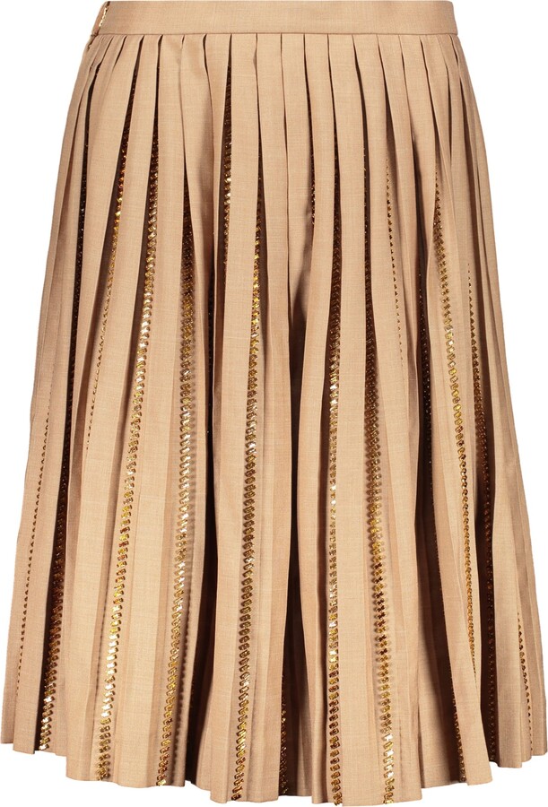 Burberry Pleated Skirt