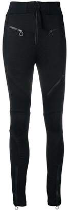 Versace Jeans zip-detail biker leggings