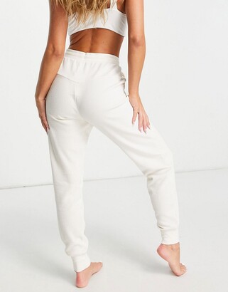 Nike Training Nike Yoga Luxe waffle pants in off white - ShopStyle Trousers