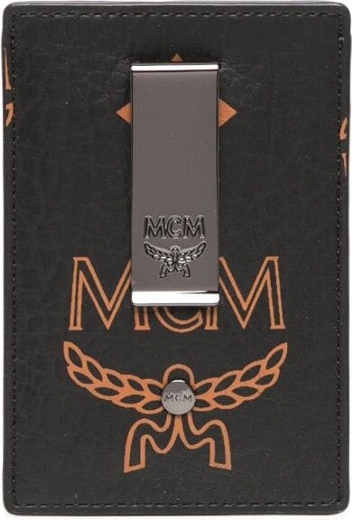 MCM Aren Maxi Visetos money-clip cardholder - ShopStyle Wallets