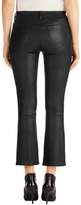Thumbnail for your product : Selena Mid-Rise Cropped Boot Cut in Black Leather