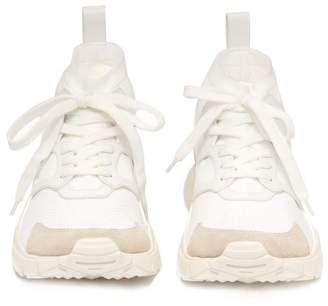 Valentino Sound High Knitted Trainers - Mens - White