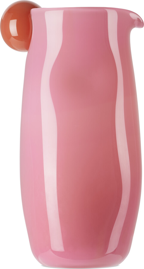 Helle Mardahl Pink & Red 'The Jug with a Twist' Jug