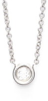 Thumbnail for your product : Bony Levy Small Diamond Solitaire Pendant Necklace