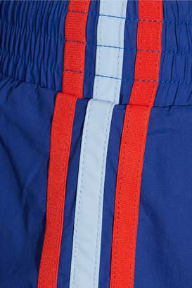 Tory Sport Striped Shell Shorts - Storm blue