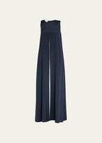 Sleeveless Colorblock Trapeze Gown 