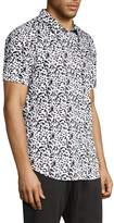 Thumbnail for your product : John Varvatos Classic-Fit Abstract Short-Sleeve Shirt
