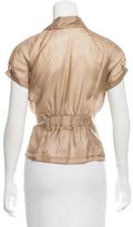 Thumbnail for your product : Philosophy di Alberta Ferretti Silk Button-Up Top