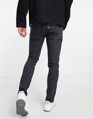 Levi's 519 extreme skinny hi-ball jeans in black - ShopStyle