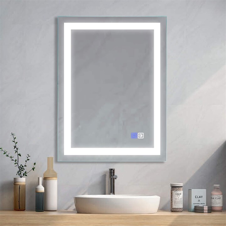 TONWIN Bathroom Mirror 24×32 with Dimmable LED Light Makeup Mirror Anti-fog  - ShopStyle