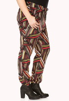 Thumbnail for your product : Forever 21 FOREVER 21+ Striking Striped Harem Pants