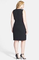 Thumbnail for your product : Calvin Klein Peplum Sheath Dress (Plus Size)