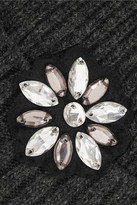 Thumbnail for your product : Lanvin Crystal-embellished wool beanie