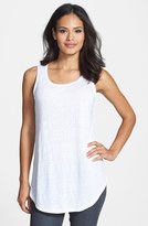 Thumbnail for your product : Eileen Fisher Long Scoop Neck Tank