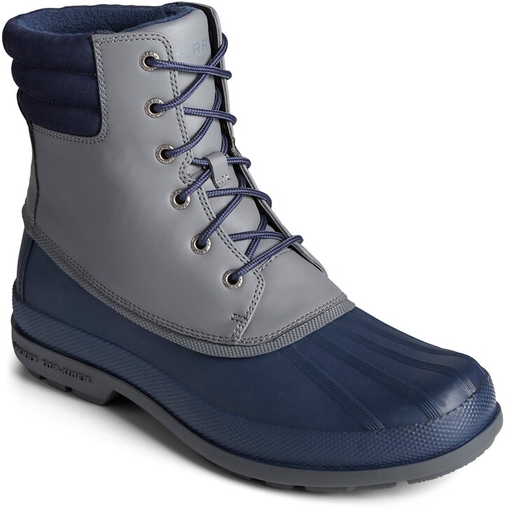 mens grey sperry duck boots